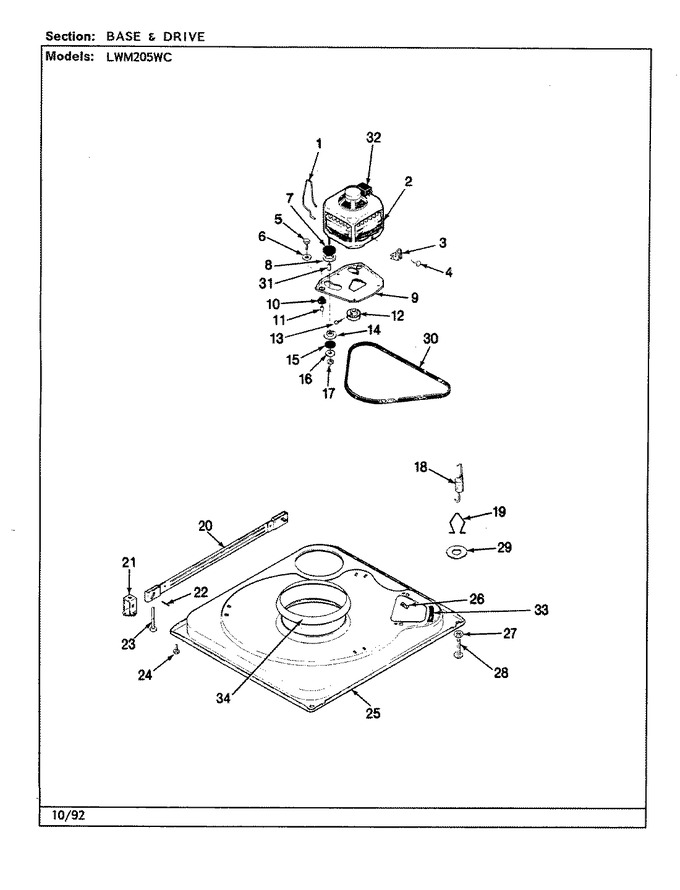 Diagram for LWM205WC