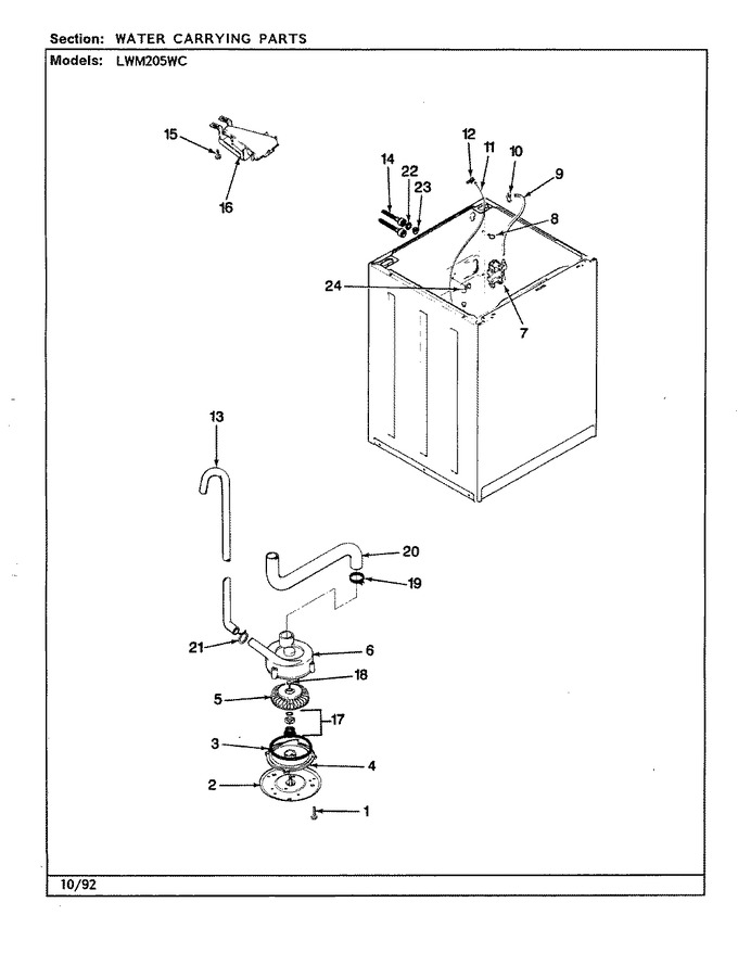 Diagram for LWM205WC