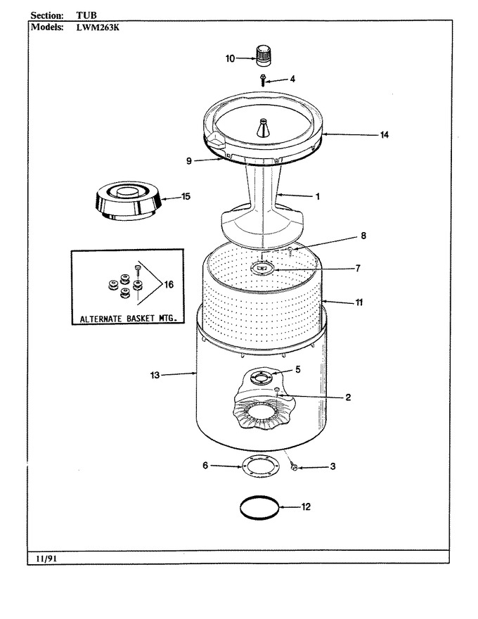 Diagram for LWM263KW