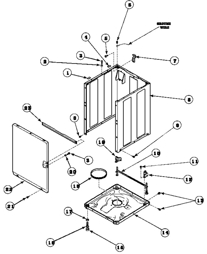 Diagram for LWS17AW (BOM: PLWS17AW)