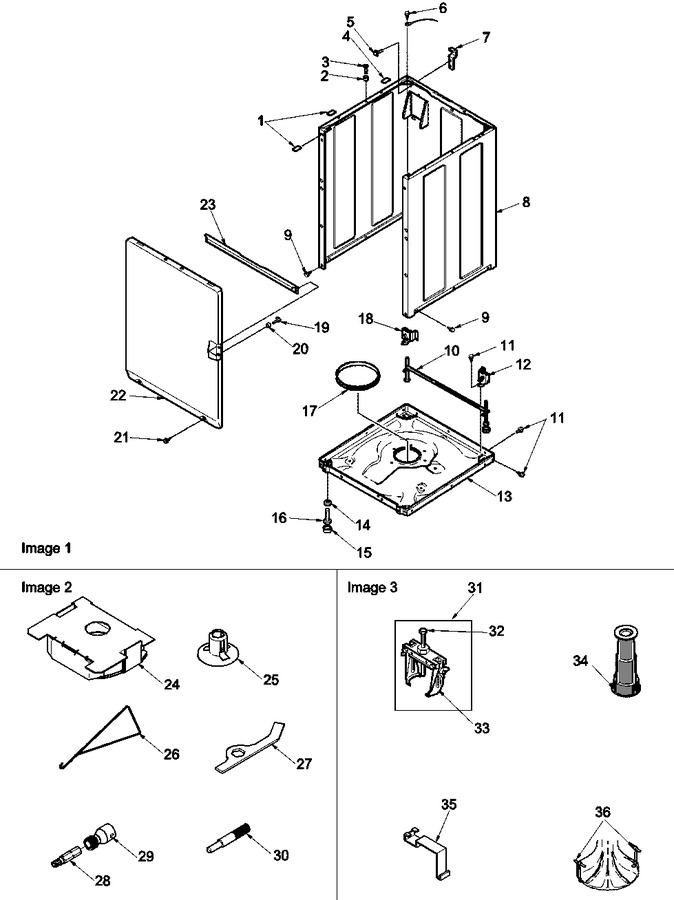 Diagram for LWS04AW (BOM: PLWS04AW)