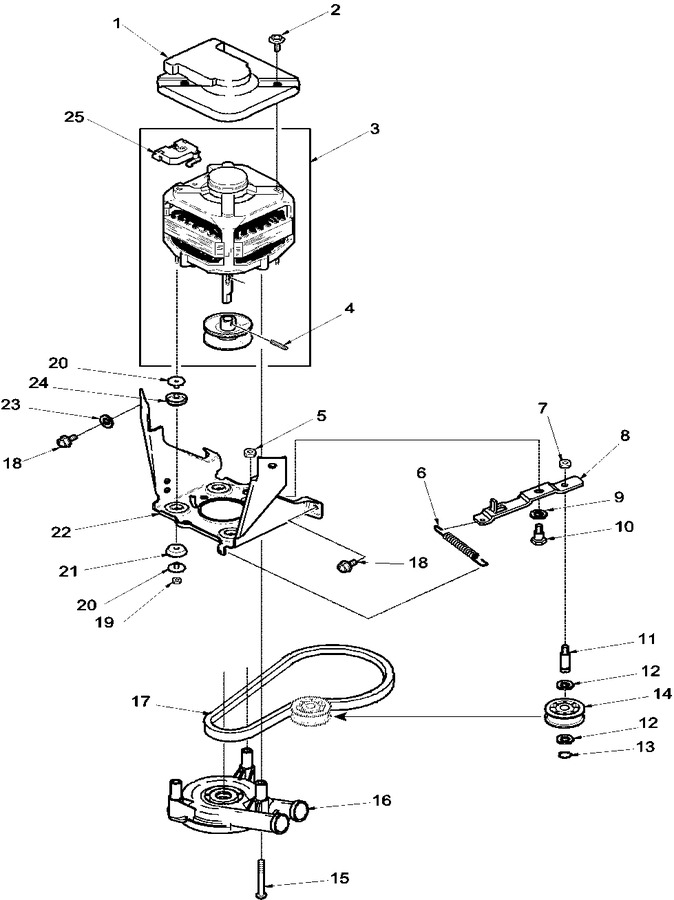 Diagram for LWS34AW (BOM: PLWS34AW)