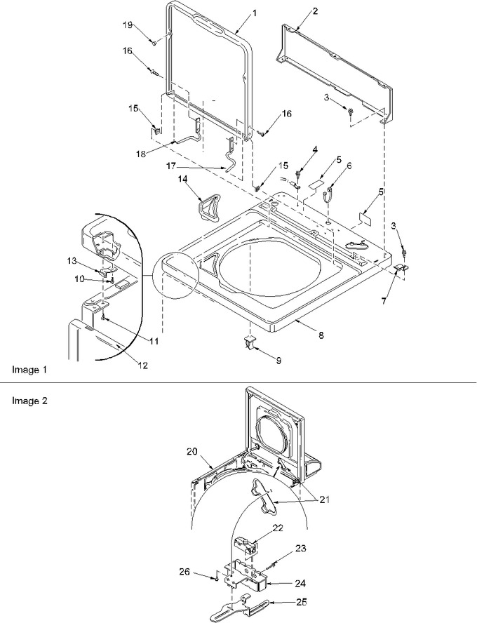 Diagram for LWX20AW (BOM: PLWX20AW)