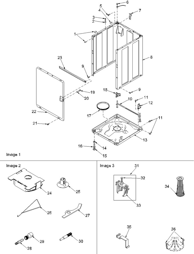 Diagram for LWX50AW (BOM: PLWX50AW)