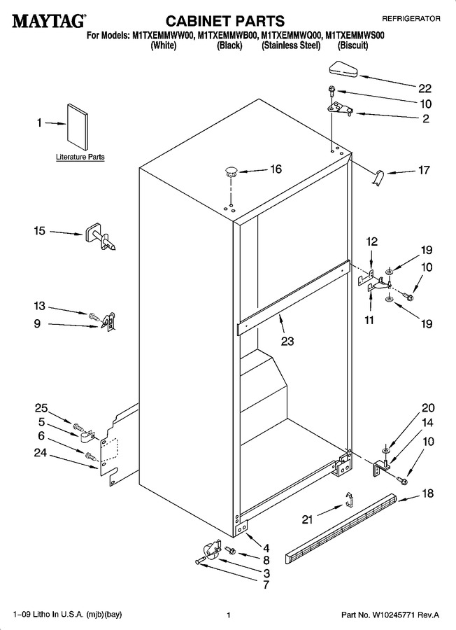 Diagram for M1TXEMMWB00