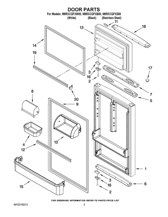 Diagram for M8RXCGFXW00