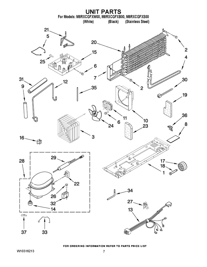 Diagram for M8RXCGFXW00