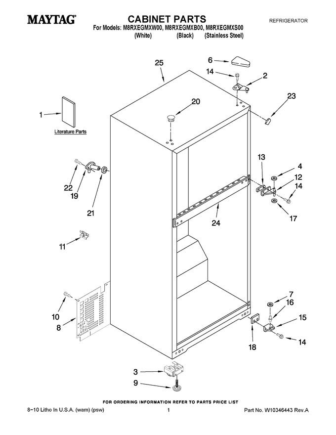 Diagram for M8RXEGMXW00