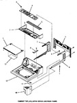Diagram for 03 - Cabinet Top, Lid, Up Cover & Main Frame