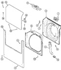 Diagram for 08 - Door, Shroud, Front Panel & Latch Assy