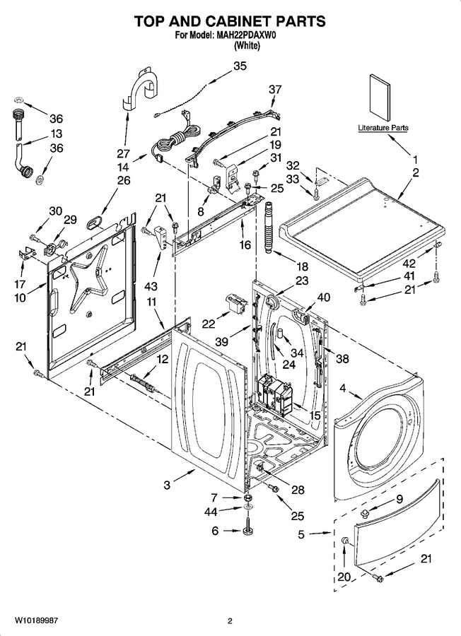 Diagram for MAH22PDAXW0