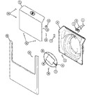 Diagram for 05 - Door & Front Panel (mah3000awq)