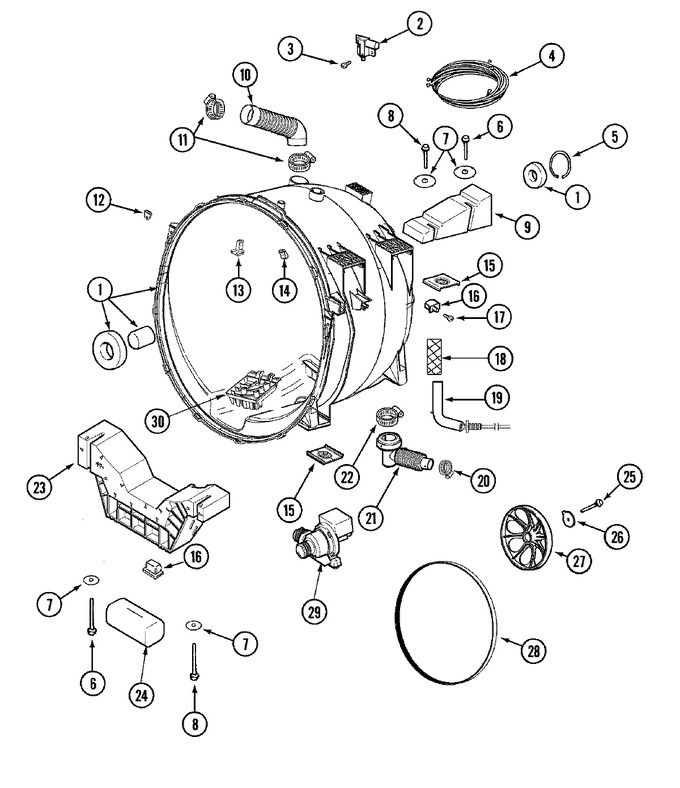 Diagram for MAH3000BGW