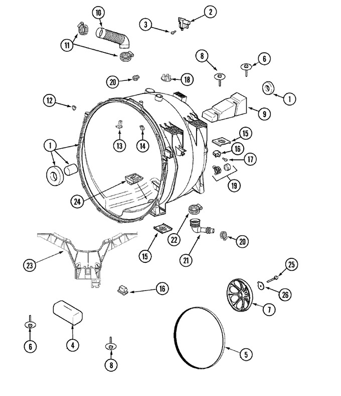 Diagram for MAH7550AGW