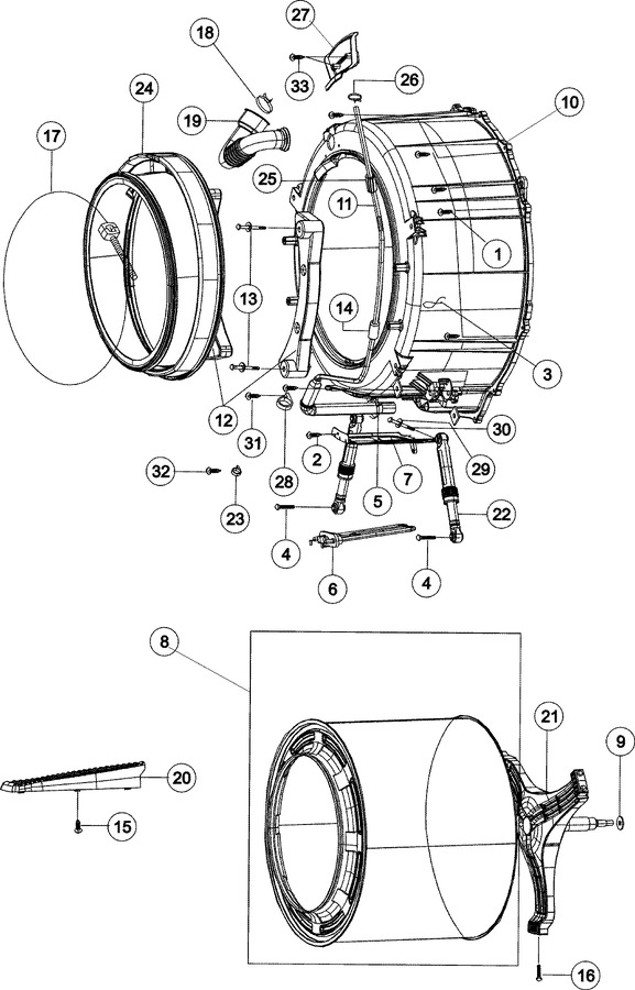 Diagram for MAH8700AWW