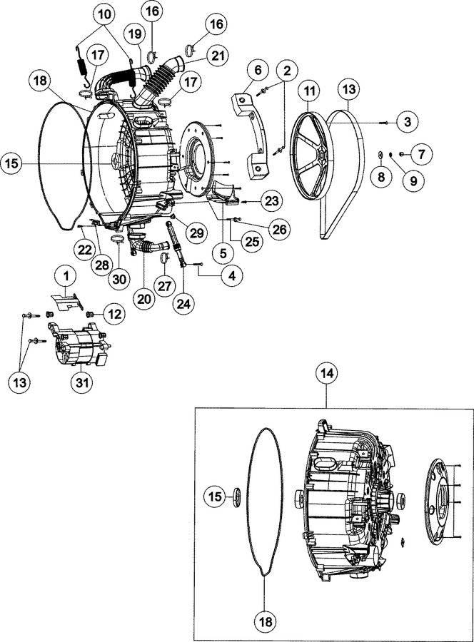 Diagram for MAH8700AWW