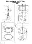 Diagram for 05 - Agitator, Basket And Tub Parts