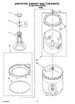 Diagram for 05 - Agitator, Basket And Tub Parts