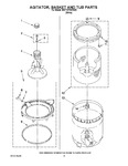 Diagram for 04 - Agitator, Basket And Tub Parts