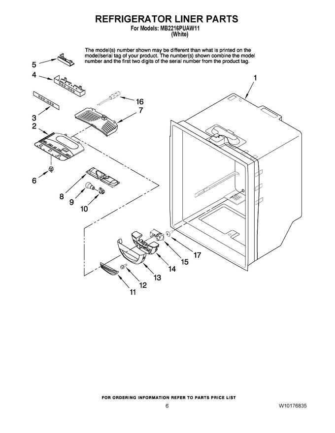 Diagram for MB2216PUAW11