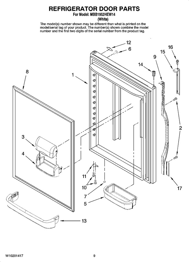 Diagram for MBB1952HEW14