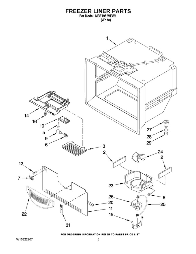 Diagram for MBF1952VEW1