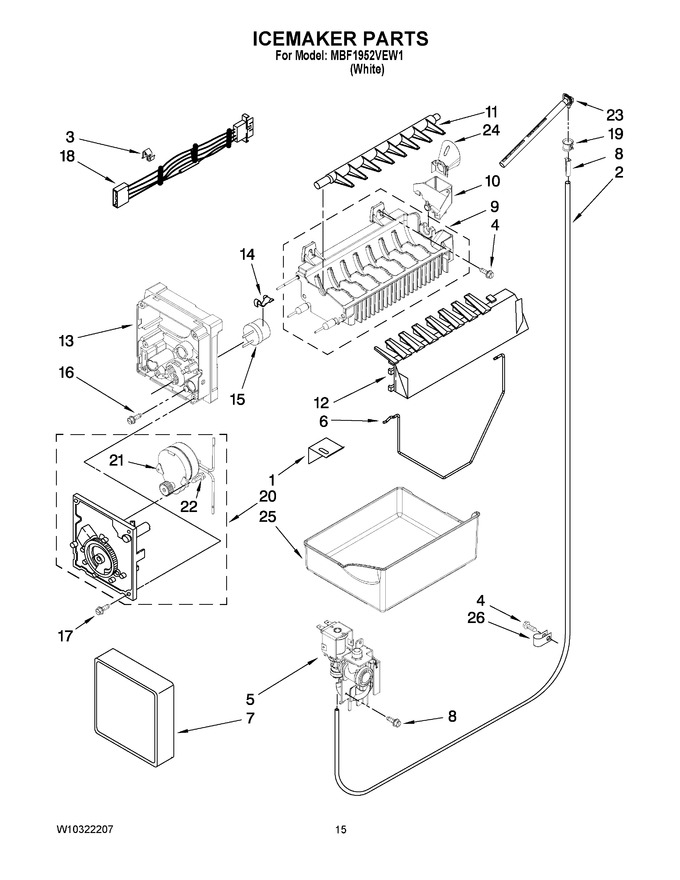 Diagram for MBF1952VEW1