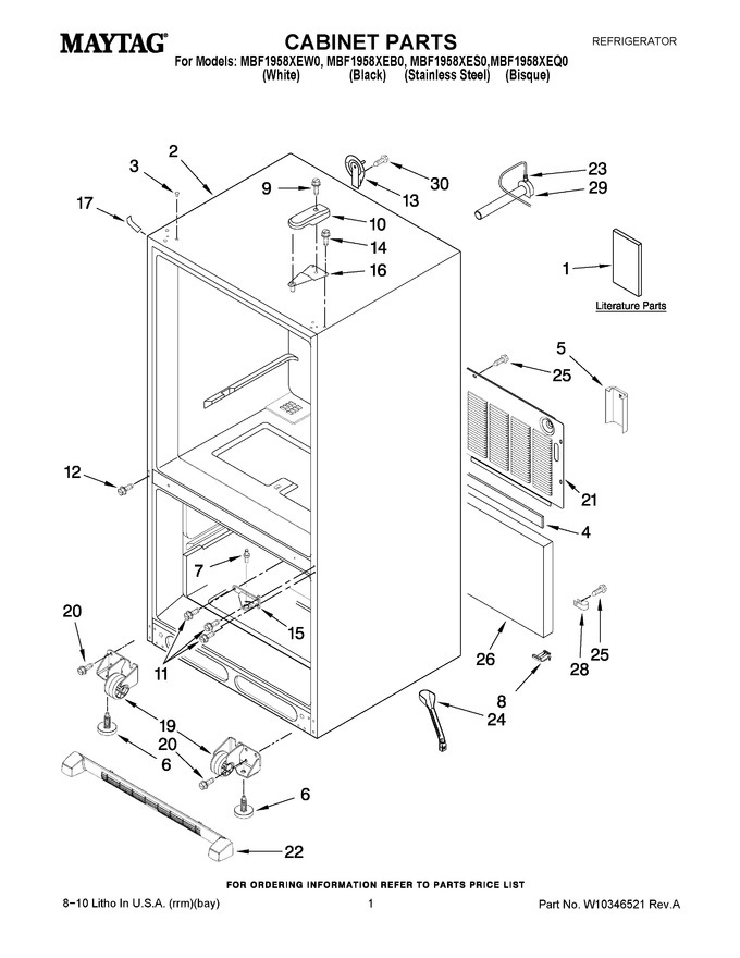 Diagram for MBF1958XEW0