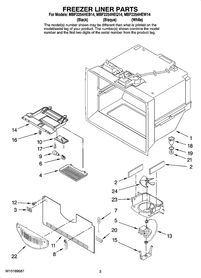 Diagram for MBF2254HEW14