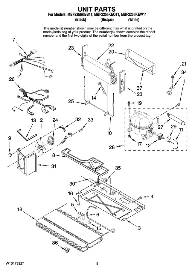 Diagram for MBF2256KEW11