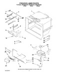 Diagram for 02 - Freezer Liner Parts