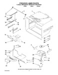 Diagram for 02 - Freezer Liner Parts