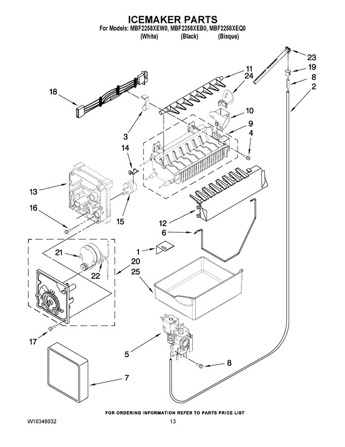 Diagram for MBF2258XEB0