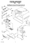 Diagram for 02 - Freezer Liner Parts