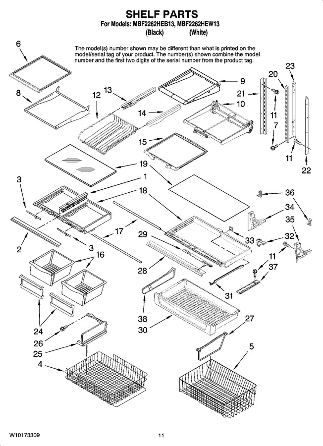 Diagram for MBF2262HEW13