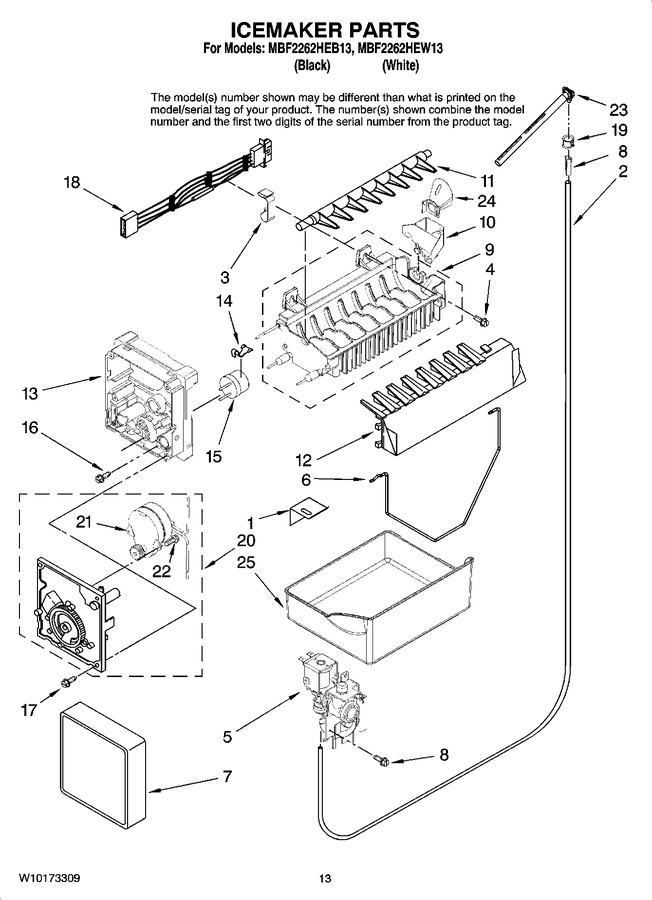 Diagram for MBF2262HEW13