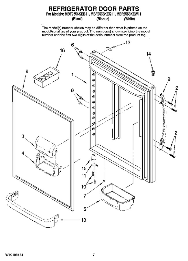 Diagram for MBF2556KEW11