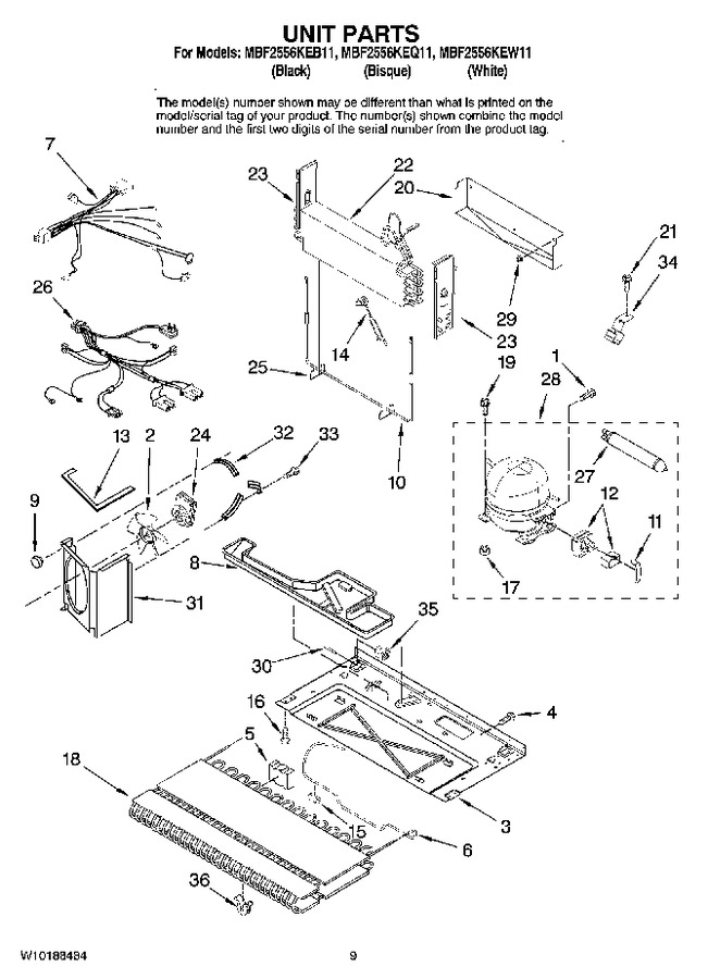 Diagram for MBF2556KEB11