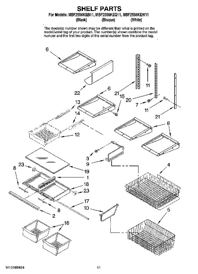 Diagram for MBF2556KEW11