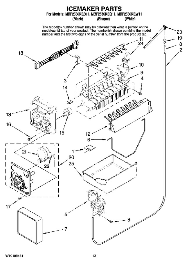 Diagram for MBF2556KEW11