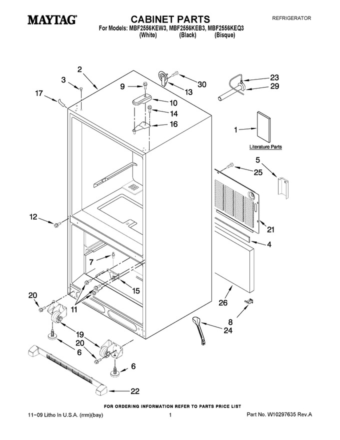 Diagram for MBF2556KEW3