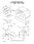 Diagram for 02 - Freezer Liner Parts