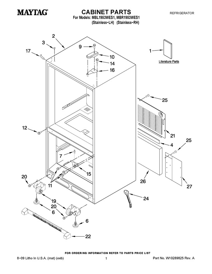 Diagram for MBR1953WES1