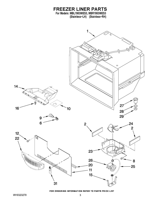 Diagram for MBL1953WES3