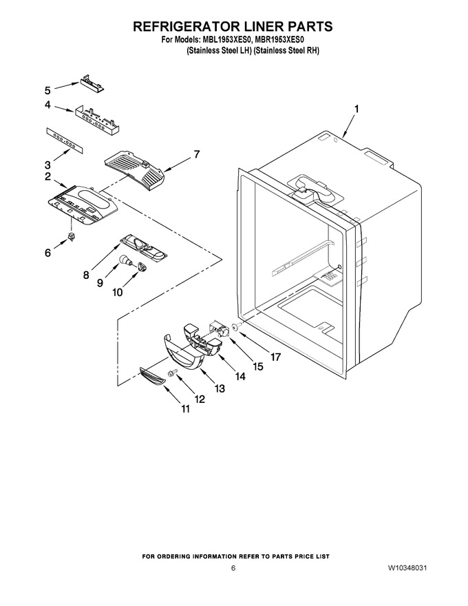 Diagram for MBR1953XES0