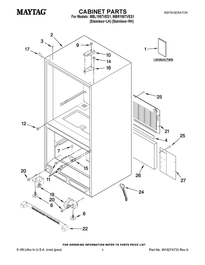Diagram for MBL1957VES1