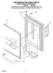 Diagram for 05 - Refrigerator Door Parts