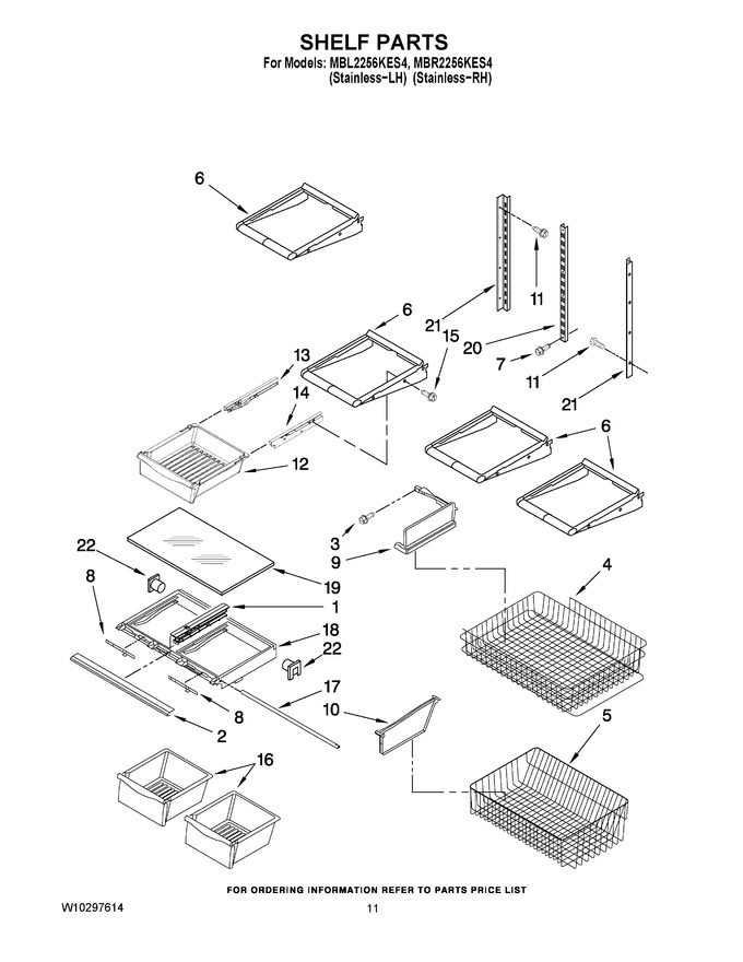 Diagram for MBR2256KES4