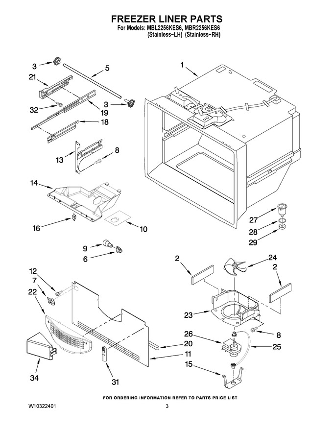Diagram for MBL2256KES6