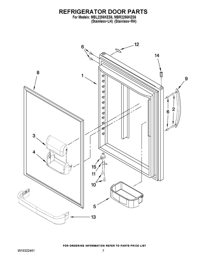 Diagram for MBR2256KES6